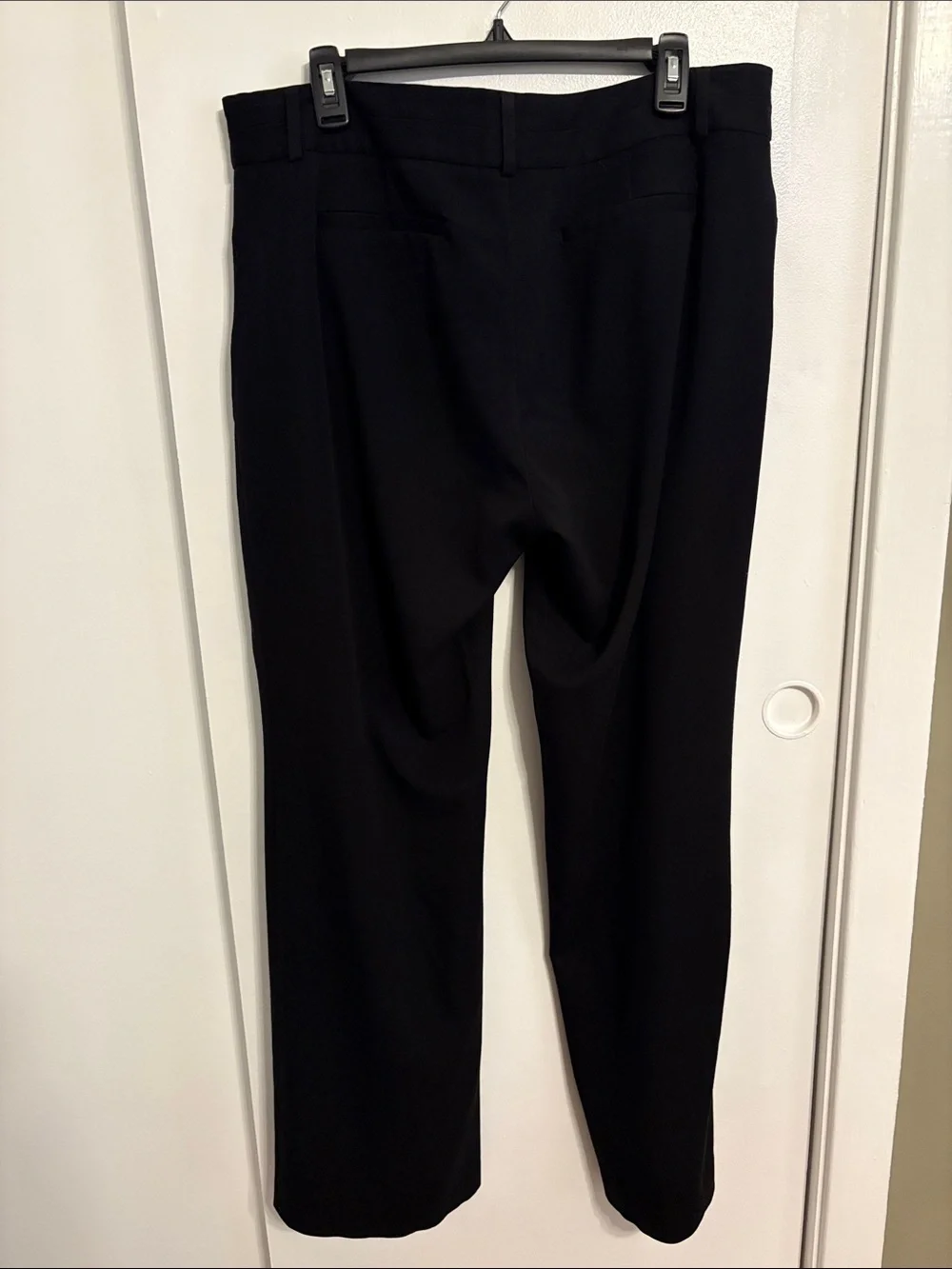 Michael Kors Black Straight-Leg Dress Trousers